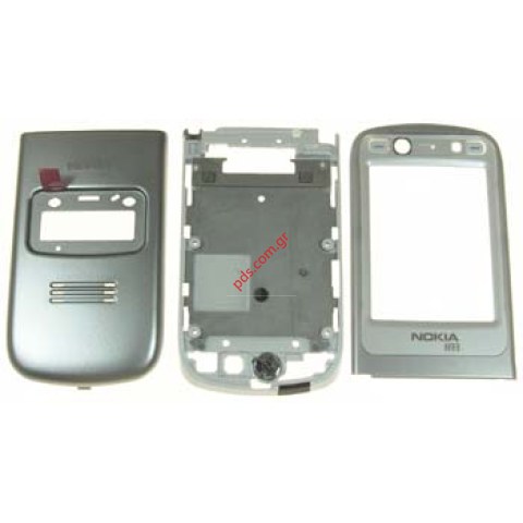 Γνήσια Nokia N93 πρόσοψη πάνω τμήμα γκρί 3 τεμάχια