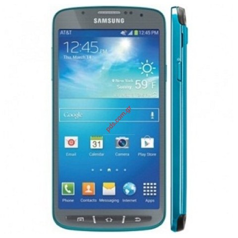 Γνήσια οθόνη σετ πρόσοψης Samsung Galaxy S4 Active i9295 Blue σε μπλέ χρώμα