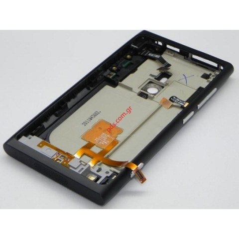 Γνήσια πίσω καπάκι Nokia Lumia 800 Black σε μαύρο χρώμα (no flash light)  Γνήσια πίσω καπάκι Nokia Lumia 800 Black σε μαύρο χρώμα (no flash light)