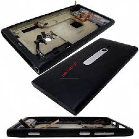 Γνήσια πίσω καπάκι (SWAP) Nokia Lumia 800 Black σε μαύρο χρώμα. Γνήσια πίσω καπάκι (SWAP) Nokia Lumia 800 Black σε μαύρο χρώμα.