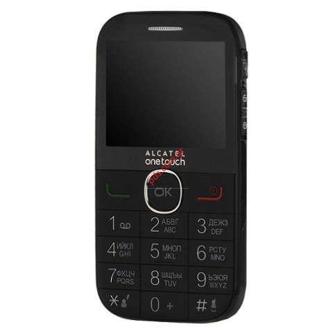 Γνήσια πρόσοψη Alcatel OT 2004C One Touch Black σε μαύρο χρώμα