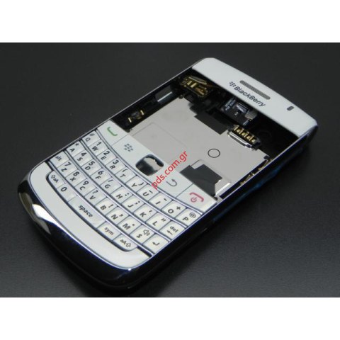 Γνήσια πρόσοψη BlackBerry 9700 Bold Onyx complete set White