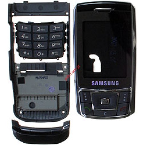 Γνήσια πρόσοψη για το Samsung D900i Μαύρη (SWAP) 4 Pcs Γνήσια πρόσοψη για το Samsung D900i Μαύρη (SWAP) 4 Pcs