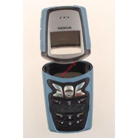Γνήσια πρόσοψη housing original ΝΟΚΙΑ 5210 μπλε (WAVE BLUE)