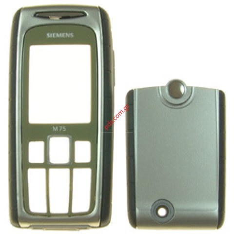 Γνήσια πρόσοψη και καπάκι μπαταρίας SIEMENS M75 Safari green 