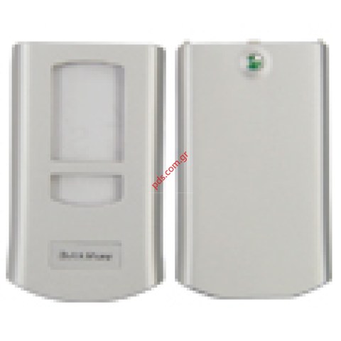 Γνήσια πρόσοψη και καπάκι μπαταρίας SONYERICSSON Z800i ασημί Γνήσια πρόσοψη και καπάκι μπαταρίας SONYERICSSON Z800i ασημί