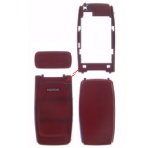 Γνήσια πρόσοψη κοκκινη για Nokia 2650 set 4 pcs