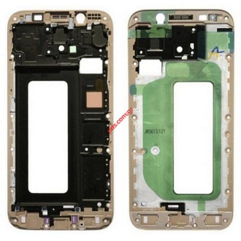 Γνήσια πρόσοψη LCD Gold Samsung SM-J530F Galaxy J5 (2017) Bracket Display Frame σε χρυσό χρώμα Γνήσια πρόσοψη LCD Gold Samsung SM-J530F Galaxy J5 (2017) Bracket Display Frame σε χρυσό χρώμα