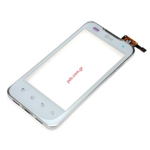 Γνήσια πρόσοψη LG P936 Optimus True HDLTE με το τζάμι και την αφή White. Γνήσια πρόσοψη LG P936 Optimus True HDLTE με το τζάμι και την αφή White.