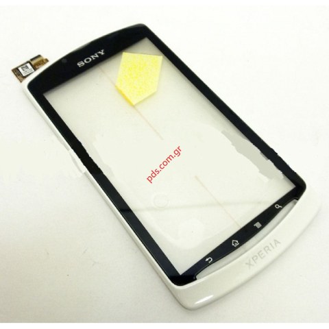 Γνήσια πρόσοψη με το τζάμι και τήν αφή Sony Xperia Neo L MT25i σε λευκό χρώμα