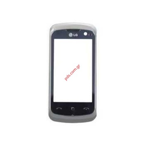 Γνήσια πρόσοψη με τζαμάκι αφής digitazer LG KM570 Cookie Gig White Γνήσια πρόσοψη με τζαμάκι αφής digitazer LG KM570 Cookie Gig White