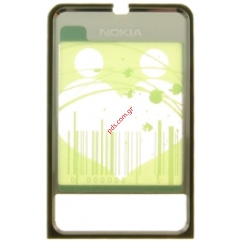 Γνήσια πρόσοψη με τζαμάκι για το Nokia 3250 μαύρο