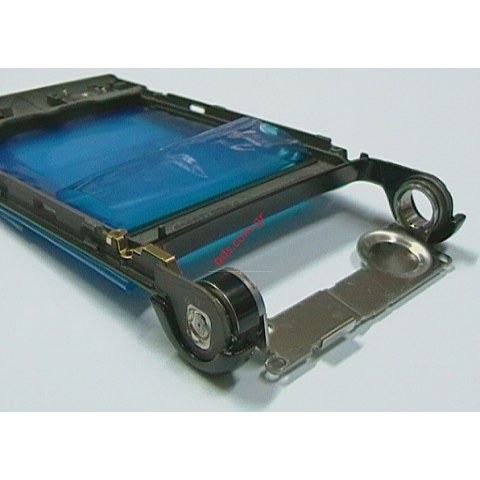Γνήσια πρόσοψη με τζαμάκι Nokia N76 Black Hinge B cover