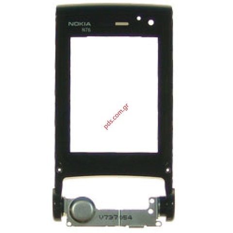 Γνήσια πρόσοψη με τζαμάκι Nokia N76 Black Hinge B cover