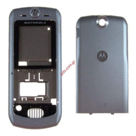 Γνήσια πρόσοψη MOTOROLA L6 set complete silver blue Γνήσια πρόσοψη MOTOROLA L6 set complete silver blue