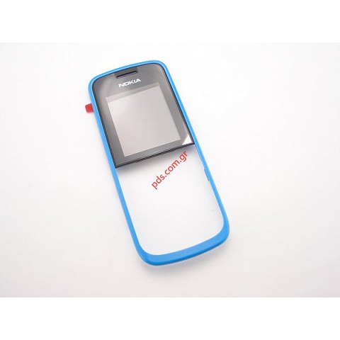 Γνήσια πρόσοψη Nokia 109 σε μπλέ χρώμα με το τζαμάκι (Blue)