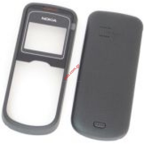 Γνήσια πρόσοψη Νokia 1202 Μαύρη και καπάκι μπαταρίας 