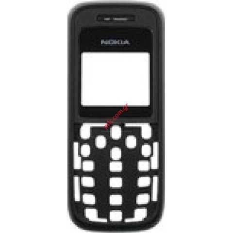 Γνήσια πρόσοψη Nokia 1208 Black σε μαύρο χρώμα 