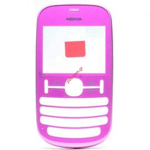 Γνήσια πρόσοψη Nokia 201 σε Ροζ χρώμα με το τζαμάκι Γνήσια πρόσοψη Nokia 201 σε Ροζ χρώμα με το τζαμάκι
