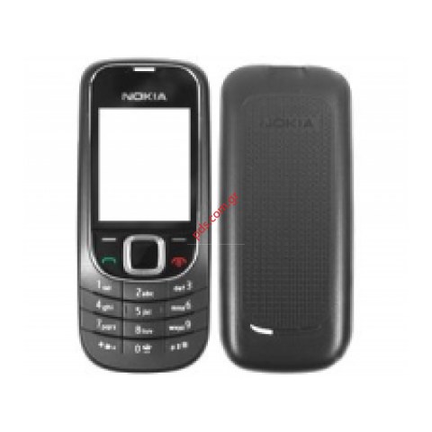 Γνήσια πρόσοψη  Nokia 2323classic με καπάκι μπαταρίας σε μαύρο χρώμα Γνήσια πρόσοψη  Nokia 2323classic με καπάκι μπαταρίας σε μαύρο χρώμα