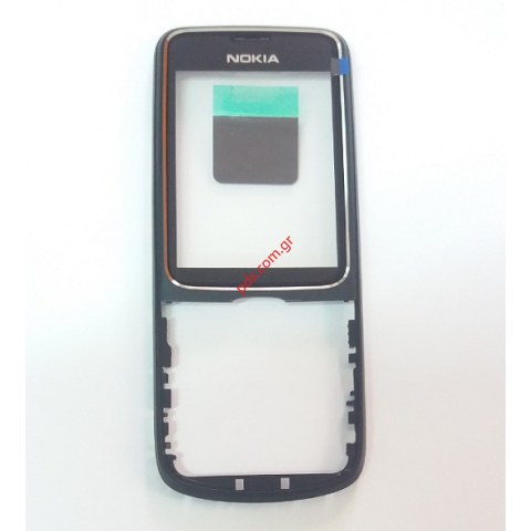 Γνήσια πρόσοψη Nokia 2710Navigator Μαύρη με το τζαμάκι