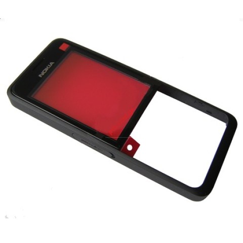 Γνήσια πρόσοψη Nokia 301 Black 1 SIM σε μαύρο χρώμα (περιλαμβάνει το τζάμι)