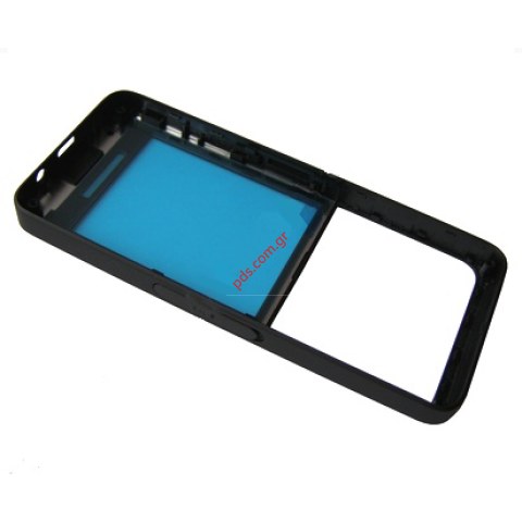Γνήσια πρόσοψη Nokia 301 Black Dual 2 SIM σε μαύρο χρώμα (περιλαμβάνει το τζάμι)
