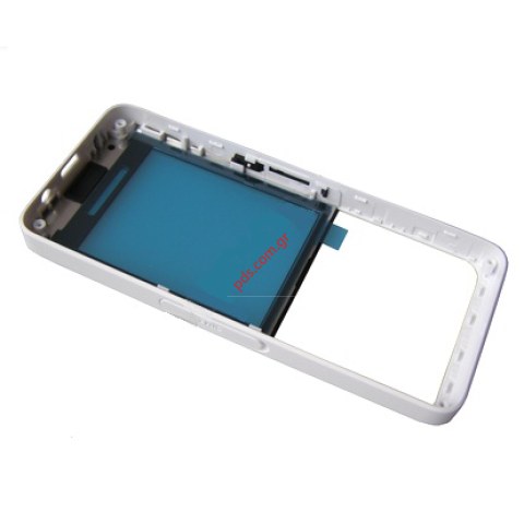 Γνήσια πρόσοψη Nokia 301 Dual 2 SIM White σε λευκό χρώμα (περιλαμβάνει το τζάμι)