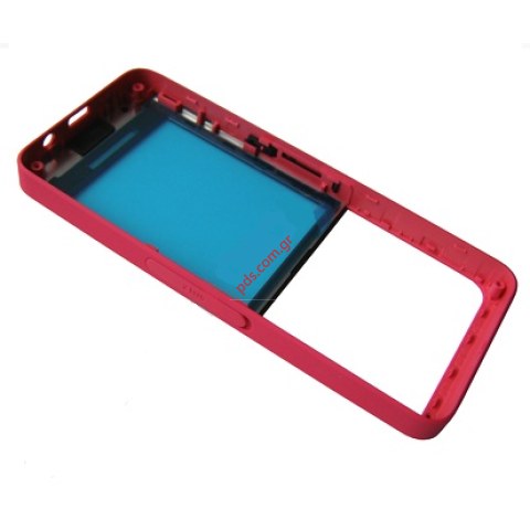 Γνήσια πρόσοψη Nokia 301 Pink Dual 2 SIM σε Ροζ χρώμα (περιλαμβάνει το τζάμι)