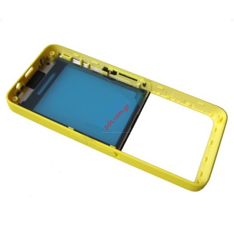 Γνήσια πρόσοψη Nokia 301 Yellow Dual 2 SIM σε κίτρινο χρώμα (περιλαμβάνει το τζάμι)