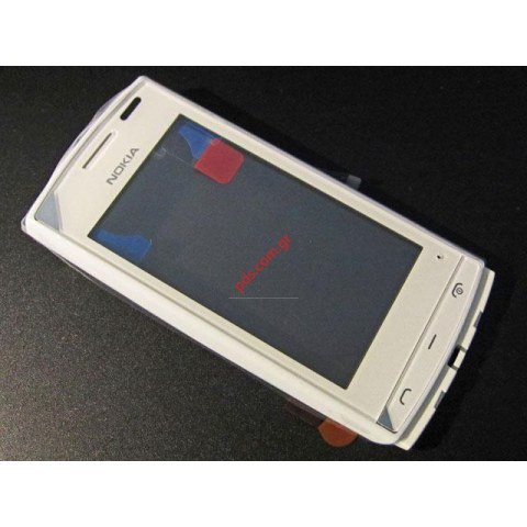 Γνήσια πρόσοψη Nokia 500 σε λευκό χρώμα με το Touch screen Digitazer (LIMITED STOCK)
