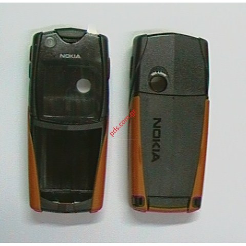 Γνήσια πρόσοψη ΝΟΚΙΑ 5140, 5140i (A Shell μαύρο + B Shell μαύρο με πορτοκαλί)