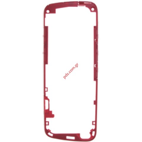 Original housing part Nokia 5220 Bezel deco frame in red color Original housing part Nokia 5220 Bezel deco frame in red color