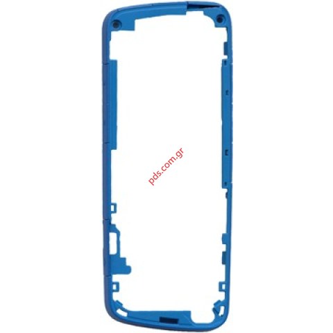 Original housing part Nokia 5220 Bezel deco frame in blue color Original housing part Nokia 5220 Bezel deco frame in blue color