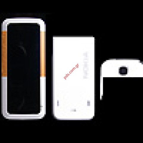 Γνήσια πρόσοψη Nokia 5310 set white orange A+B+Antenna cover