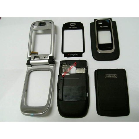 Γνήσια πρόσοψη Nokia 6131 Black complete housing set 