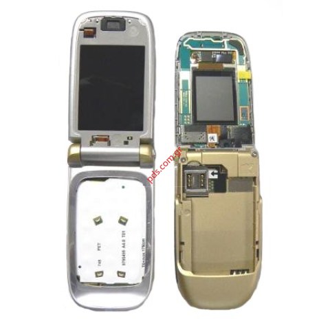 Γνήσια πρόσοψη Nokia 6131 Gold set mobile phone Γνήσια πρόσοψη Nokia 6131 Gold set mobile phone