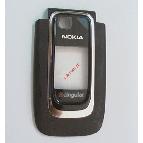 Γνήσια πρόσοψη ΝΟΚΙΑ 6131 Μαύρο A cover (cingular Logo)