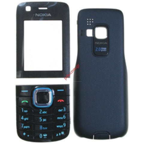 Γνήσια πρόσοψη Nokia 6212classic Graphit σετ 3 τεμάχια Γνήσια πρόσοψη Nokia 6212classic Graphit σετ 3 τεμάχια