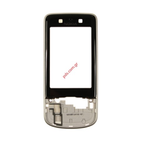 Γνήσια πρόσοψη Nokia 6260slide με το τζαμάκι σε μαύρο χρώμα