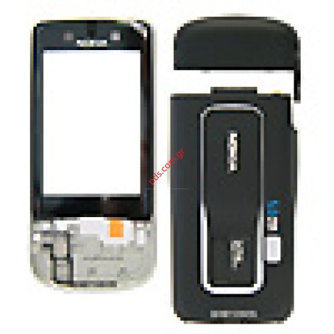 Γνήσια πρόσοψη Nokia 6260slide σε μαύρο χρώμα (3 pcs)