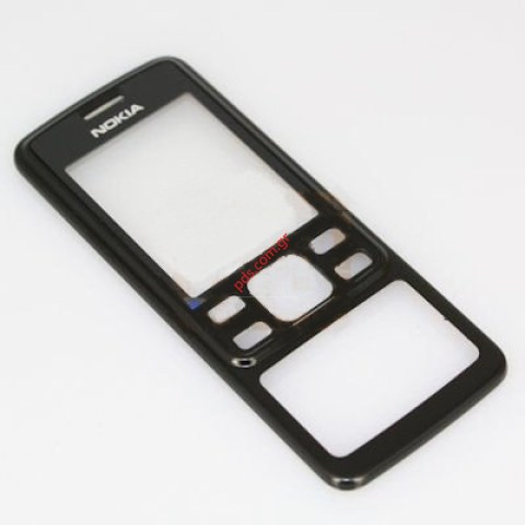 Γνήσια πρόσοψη Nokia 6300 Black σε μαύρο χρώμα
