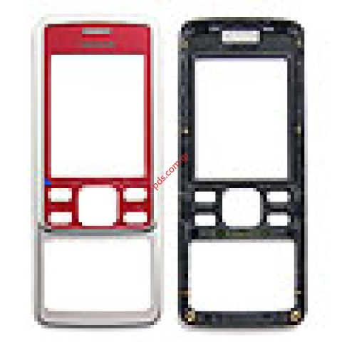 Γνήσια πρόσοψη Nokia 6300 Red με κόκκινο τζαμάκι Γνήσια πρόσοψη Nokia 6300 Red με κόκκινο τζαμάκι