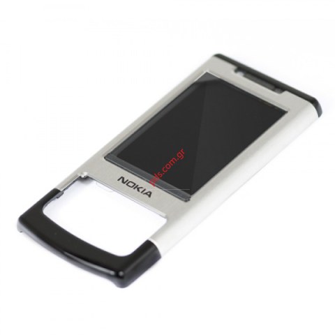 Γνήσια πρόσοψη Nokia 6500 slide Black Silver Γνήσια πρόσοψη Nokia 6500 slide Black Silver