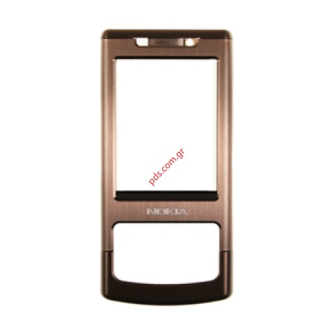 Γνήσια πρόσοψη Nokia 6500slide σε καφέ χρώμα (περιλαμβάνετε το τζαμάκι)