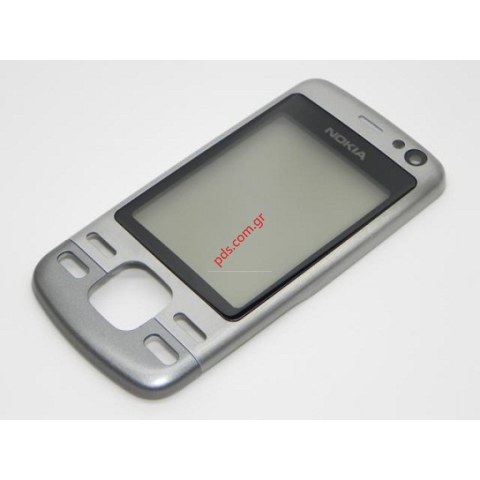 Γνήσια πρόσοψη Νokia 6600i slide Silver (περιλαμβάνει το τζαμάκι)