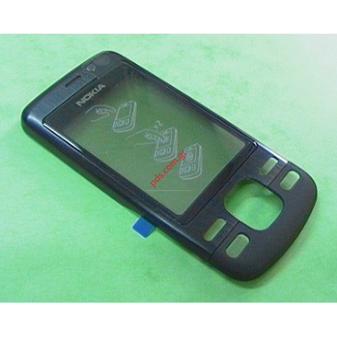 Γνήσια πρόσοψη Nokia 6600is σε μαύρο χρώμα (περιλαμβάνει το τζαμάκι)