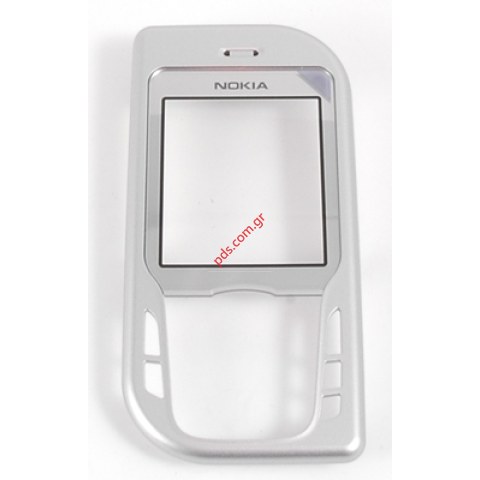 Γνήσια πρόσοψη Nokia 6670 σε ασημί χρώμα (περιλαμβάνει το τζαμάκι). Γνήσια πρόσοψη Nokia 6670 σε ασημί χρώμα (περιλαμβάνει το τζαμάκι).