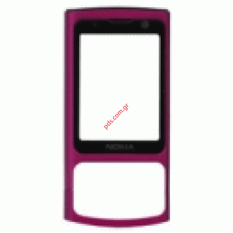 Γνήσια πρόσοψη Nokia 6700slide σε ροζ χρώμα με τζαμάκι