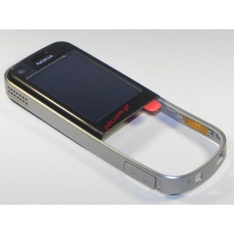 Γνήσια πρόσοψη Nokia 6720C σε γκρί χρώμα.